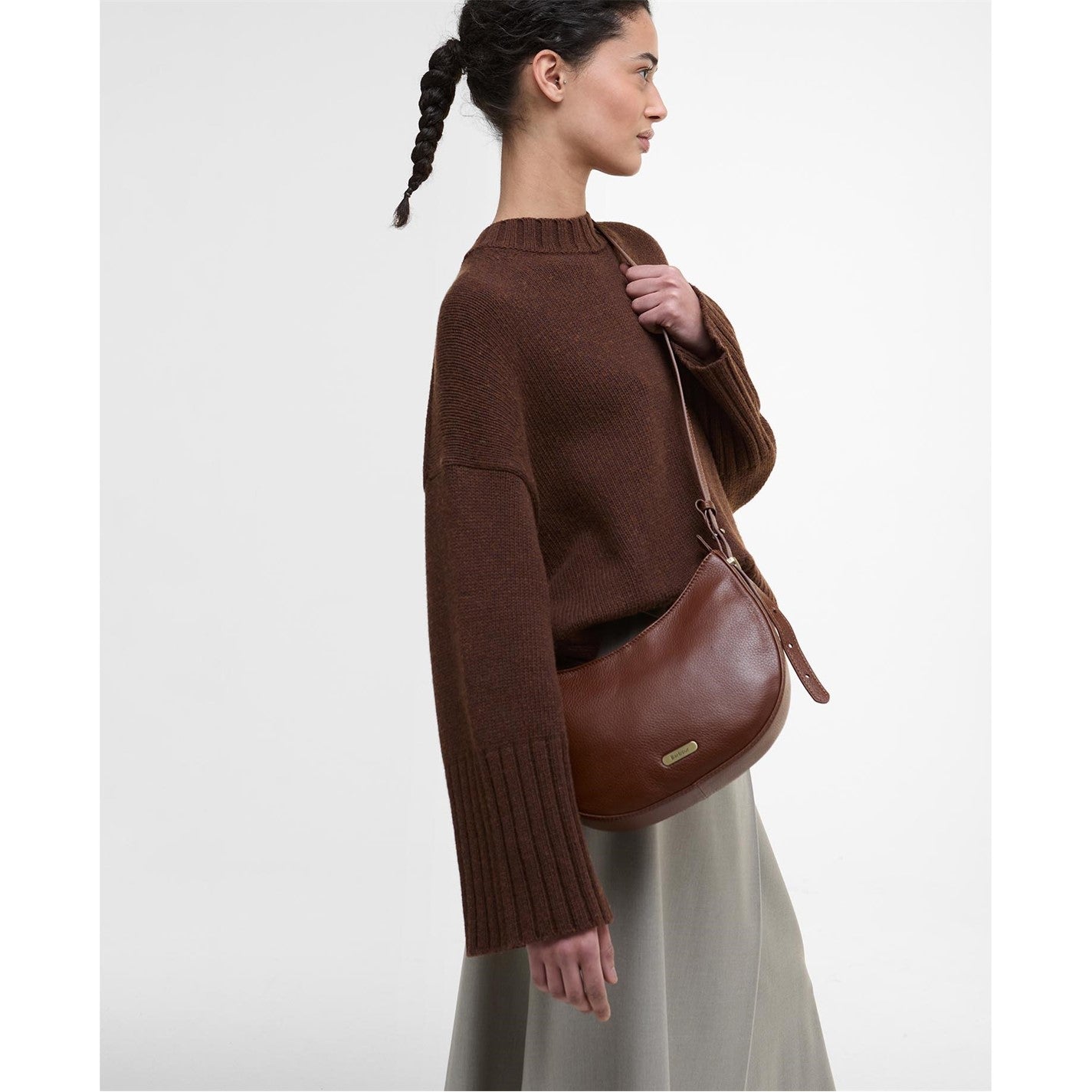 Barbour Sorrel Leather Sling Bag