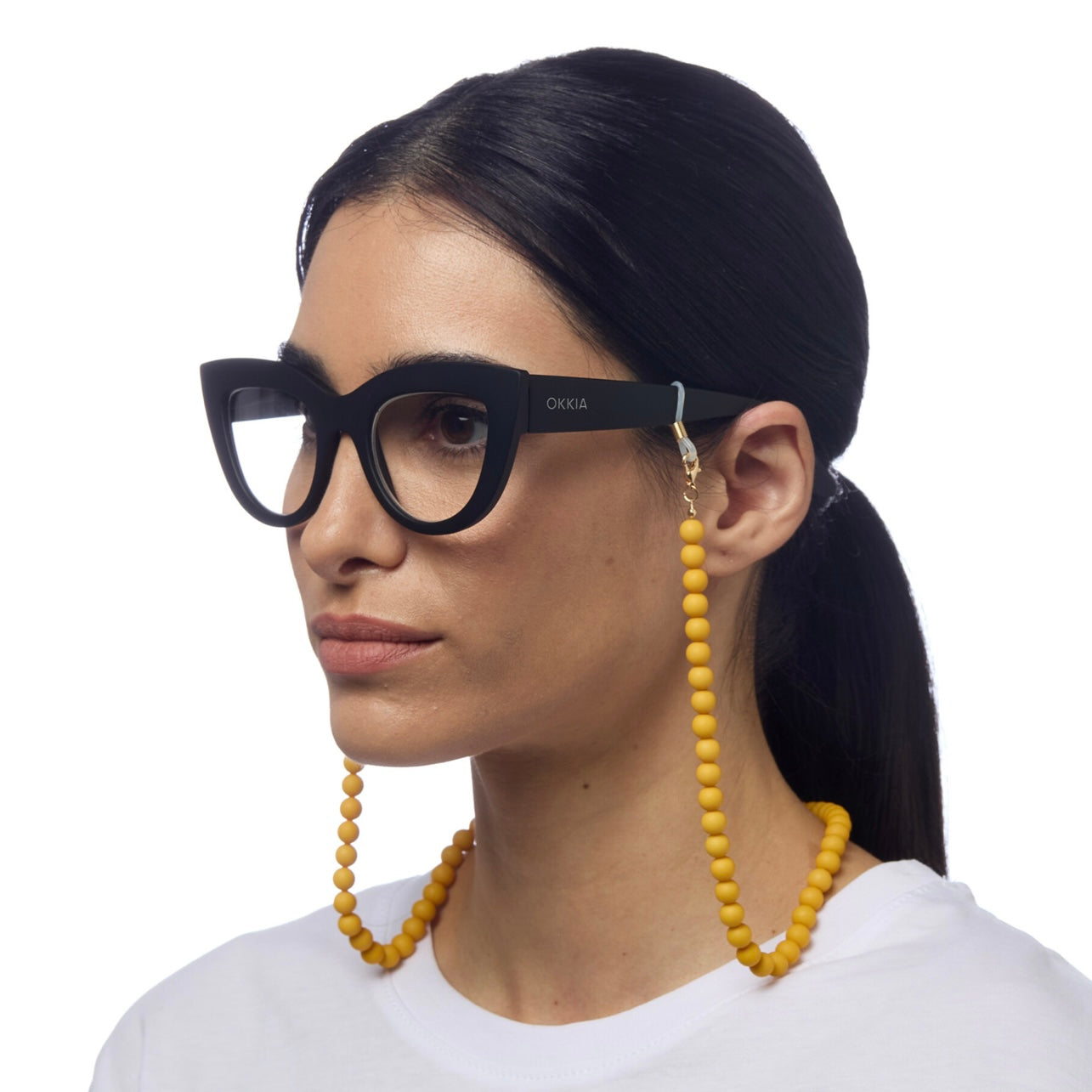 Chaînette Lunette Perles