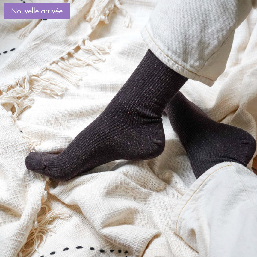 KLUE - Chaussettes Paillettes