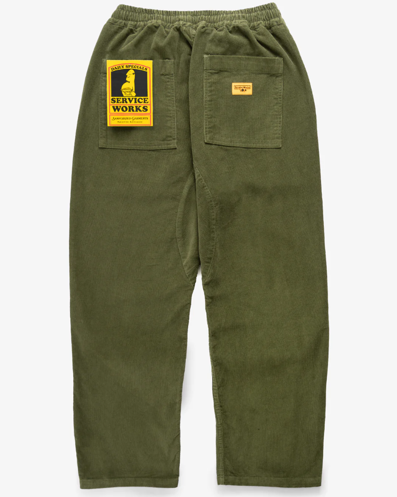 CORDUROY CHEF PANTS