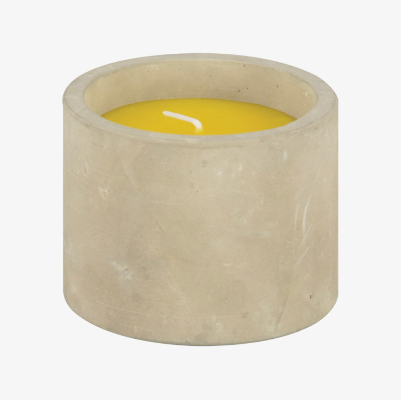 Bougie citronnelle pot en béton
