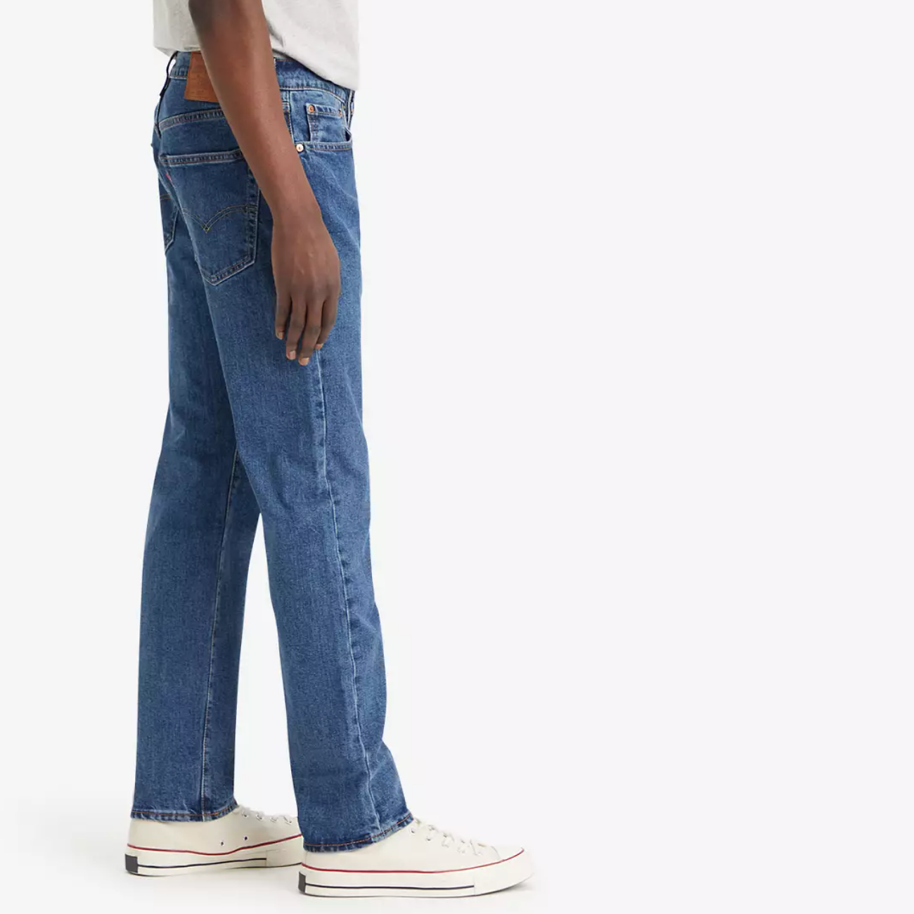 LEVI'S MEN 502 taper stonewash stretch t2