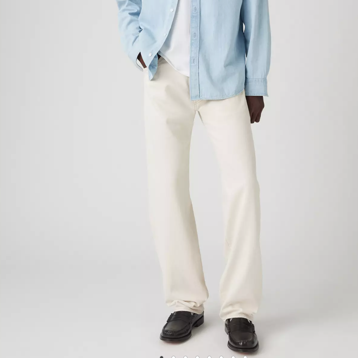 LEVI'S MEN  555® relaxed straight - ecru fusion ltwt