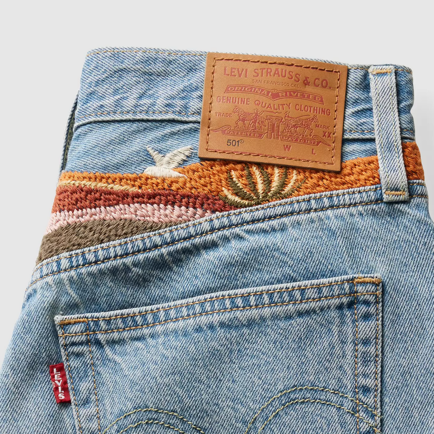 Short Jean 501® Original Taille Haute Mi-cuisse