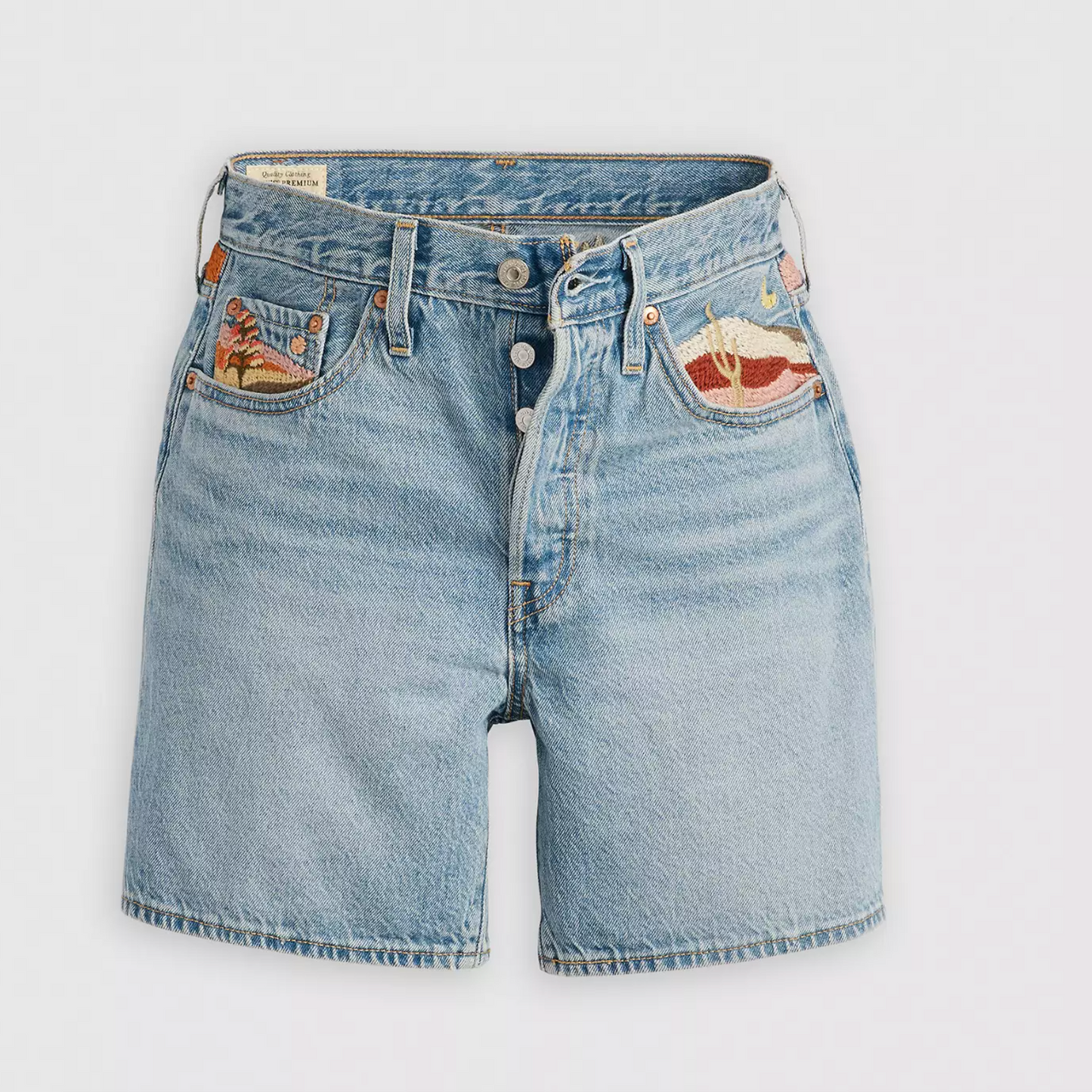Short Jean 501® Original Taille Haute Mi-cuisse