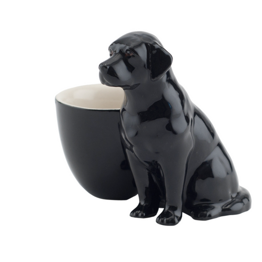 Black Labrador Egg Cup