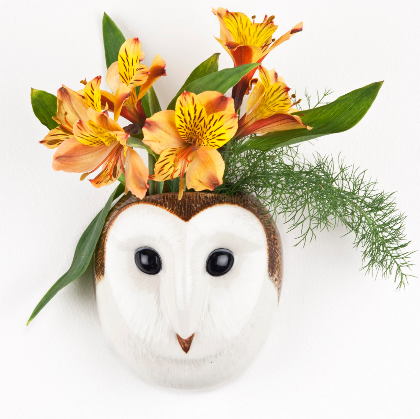 Barn Owl Wall Vase