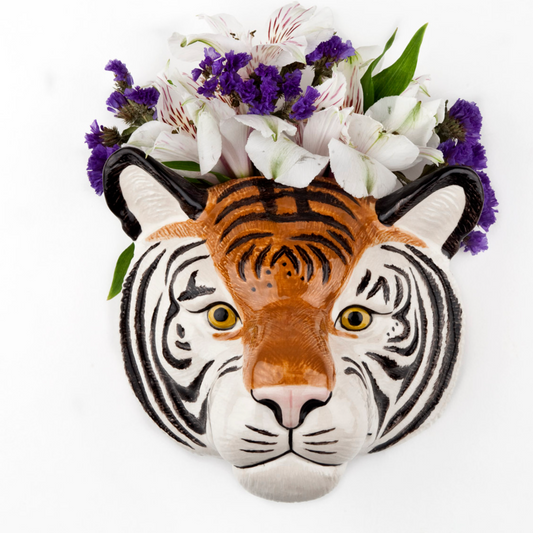 Tiger Wall Vase