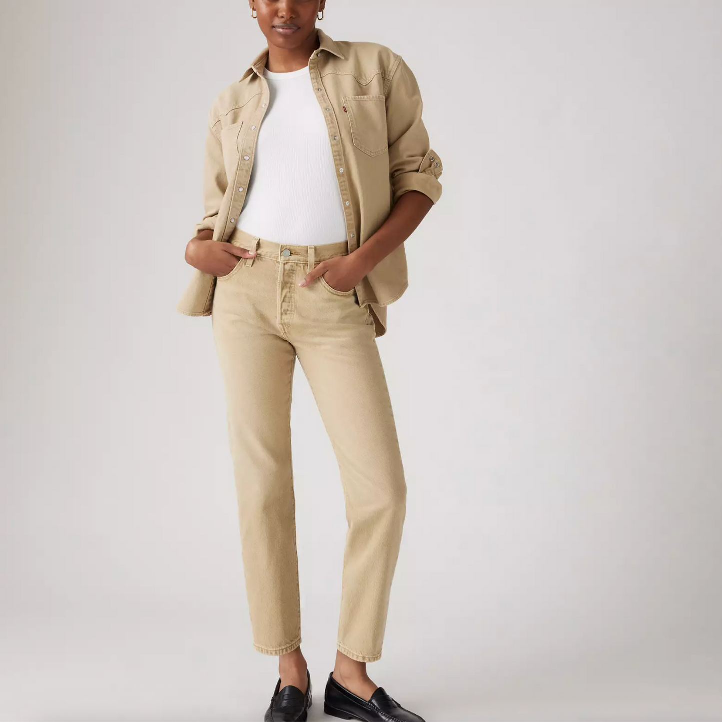 LEVI'S W - 501 CROP