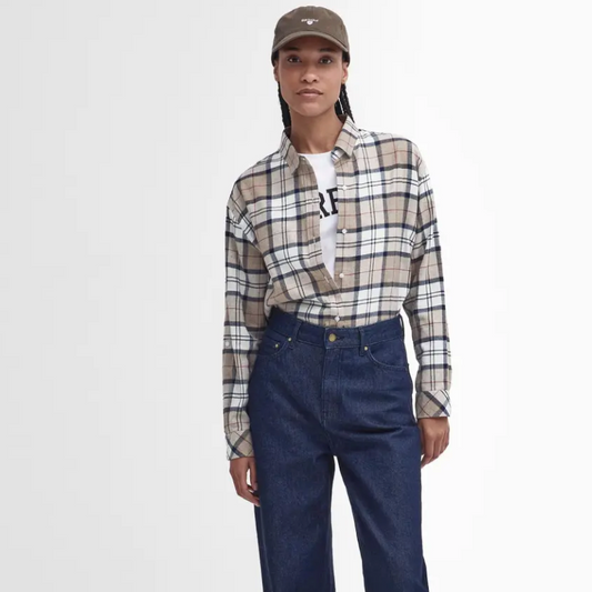 ELISHAW CHECK SHIRT hessian tartan