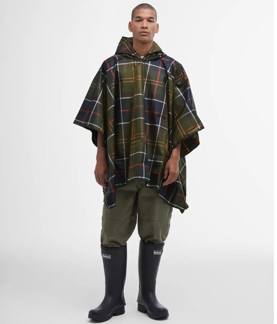 TARTAN SHOWERPROOF PONCHO