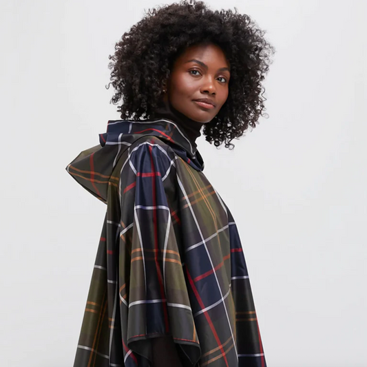 TARTAN SHOWERPROOF PONCHO