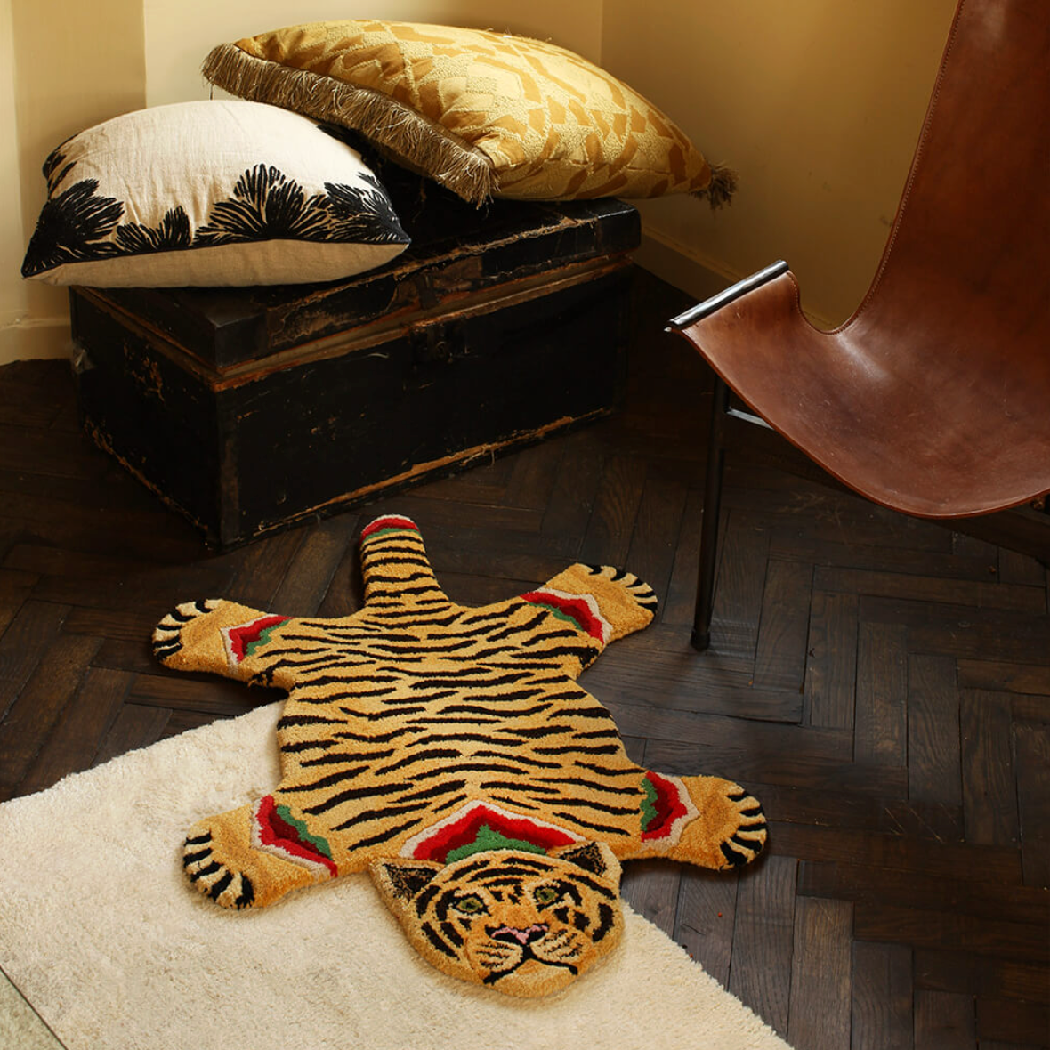 Babul Bombay Tiger Rug Small