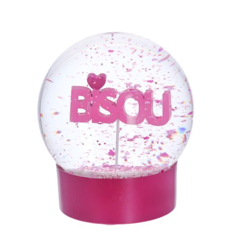 Boule à neige Bisous