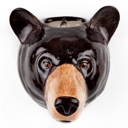 Black Bear Wall vase large
