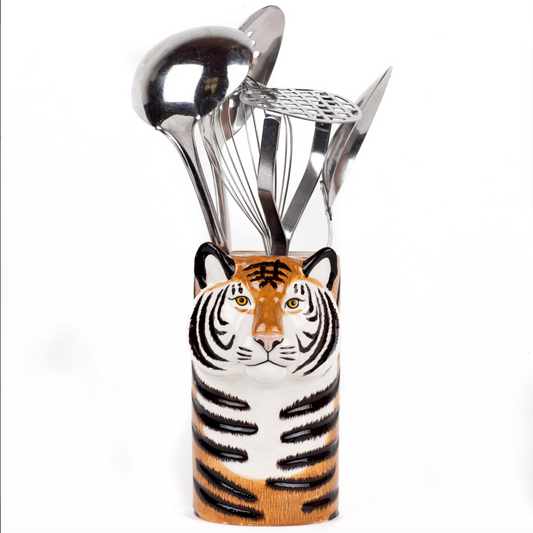 Tiger Utensil Pot