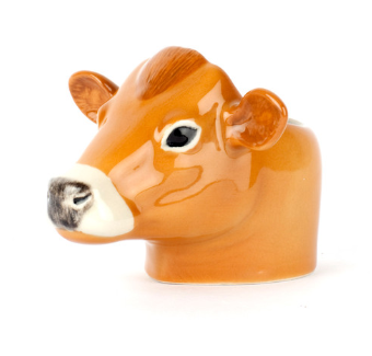 Coquetier tête de vache Limousine