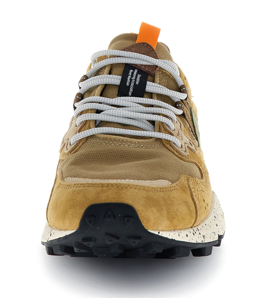 YAMANO 3 MAN SUEDE/CANVAS KAKI-MILITARY