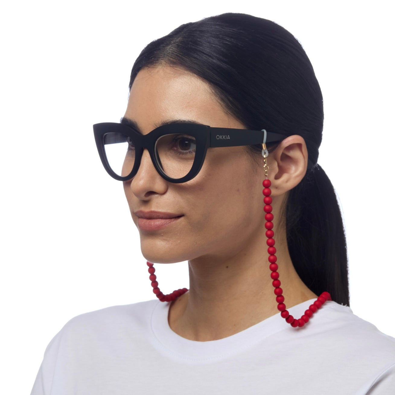 Chaînette Lunette Perles