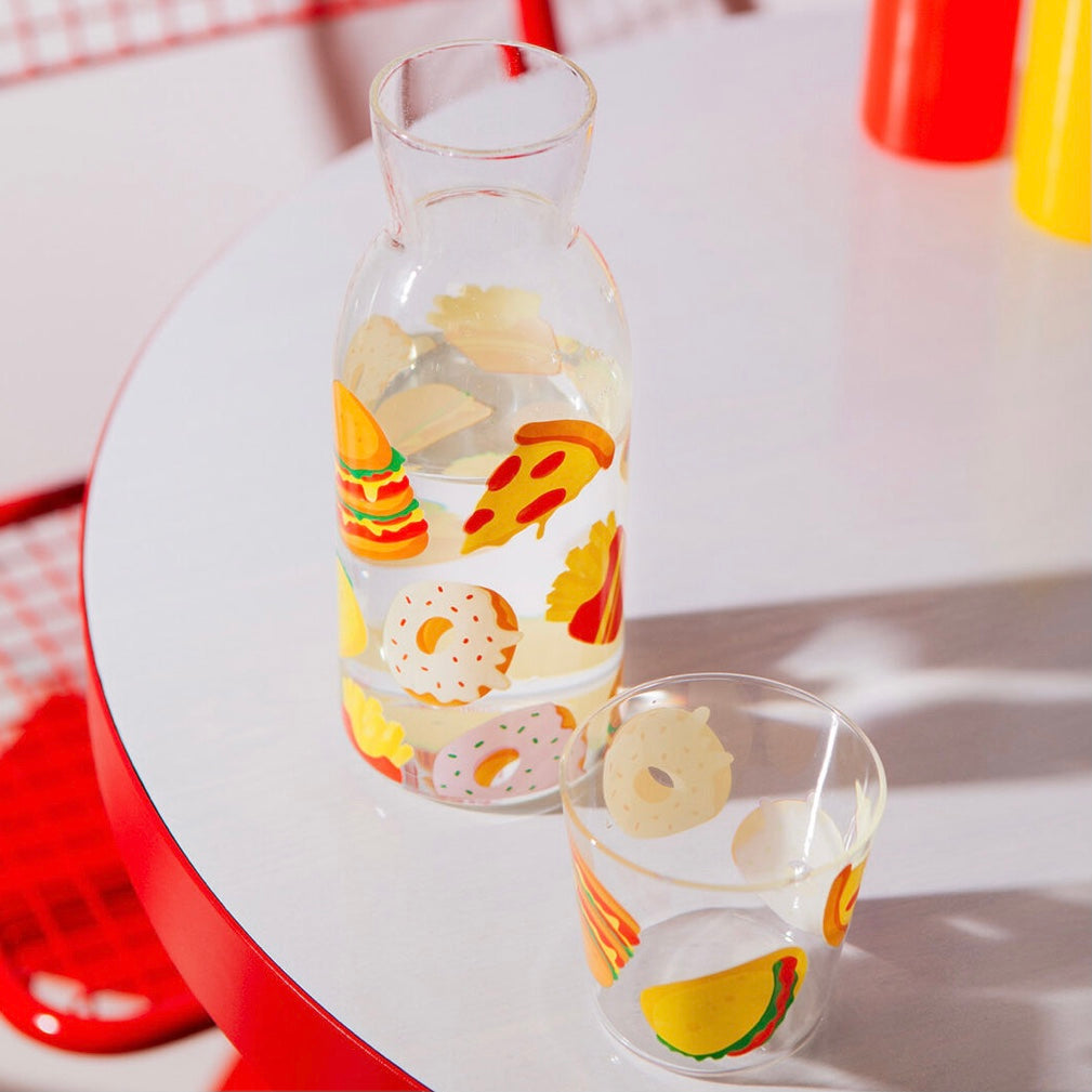 Carafe et verre