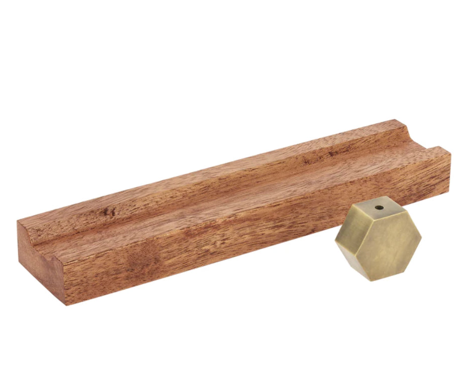 Porte-encens géométrique