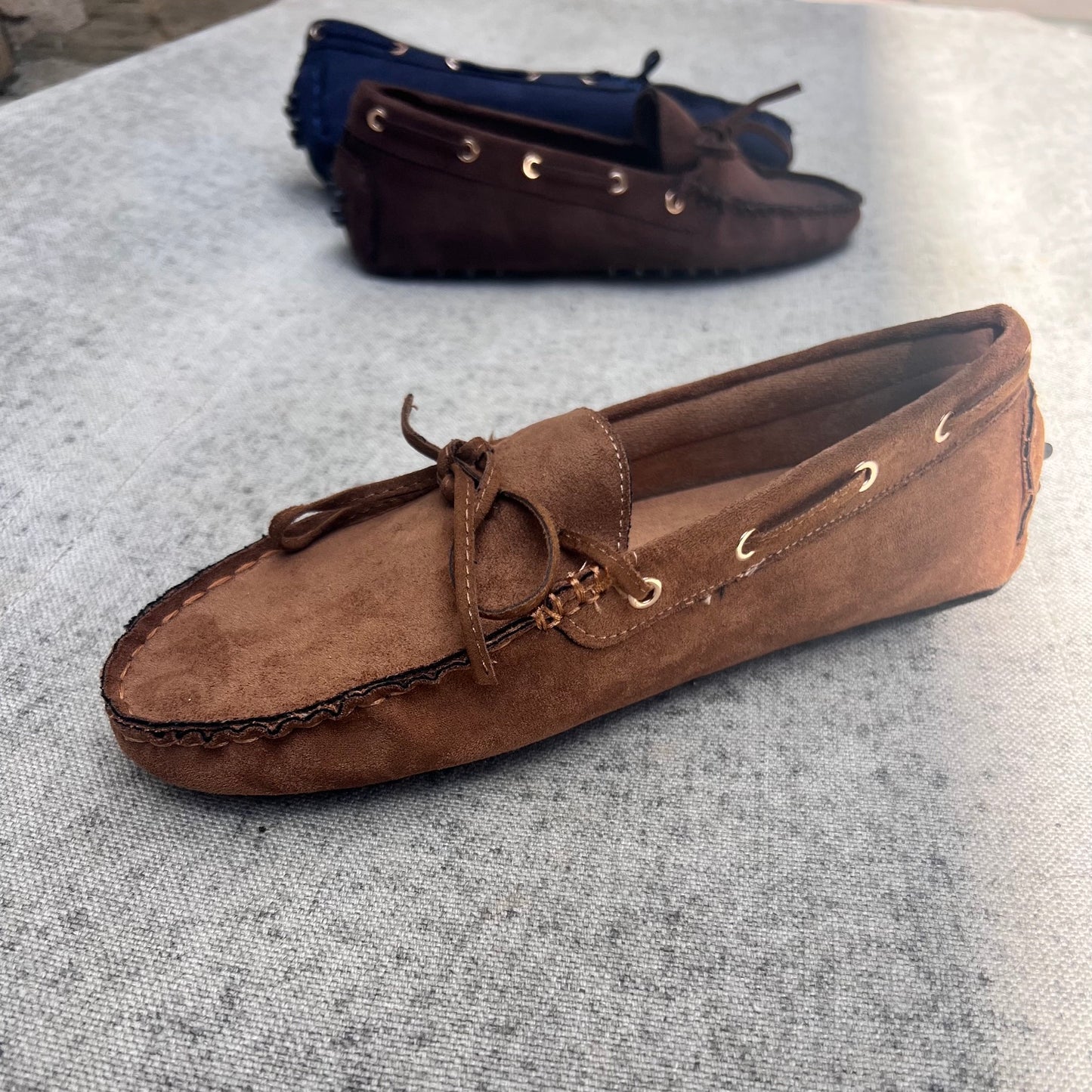 Mocassins suédine