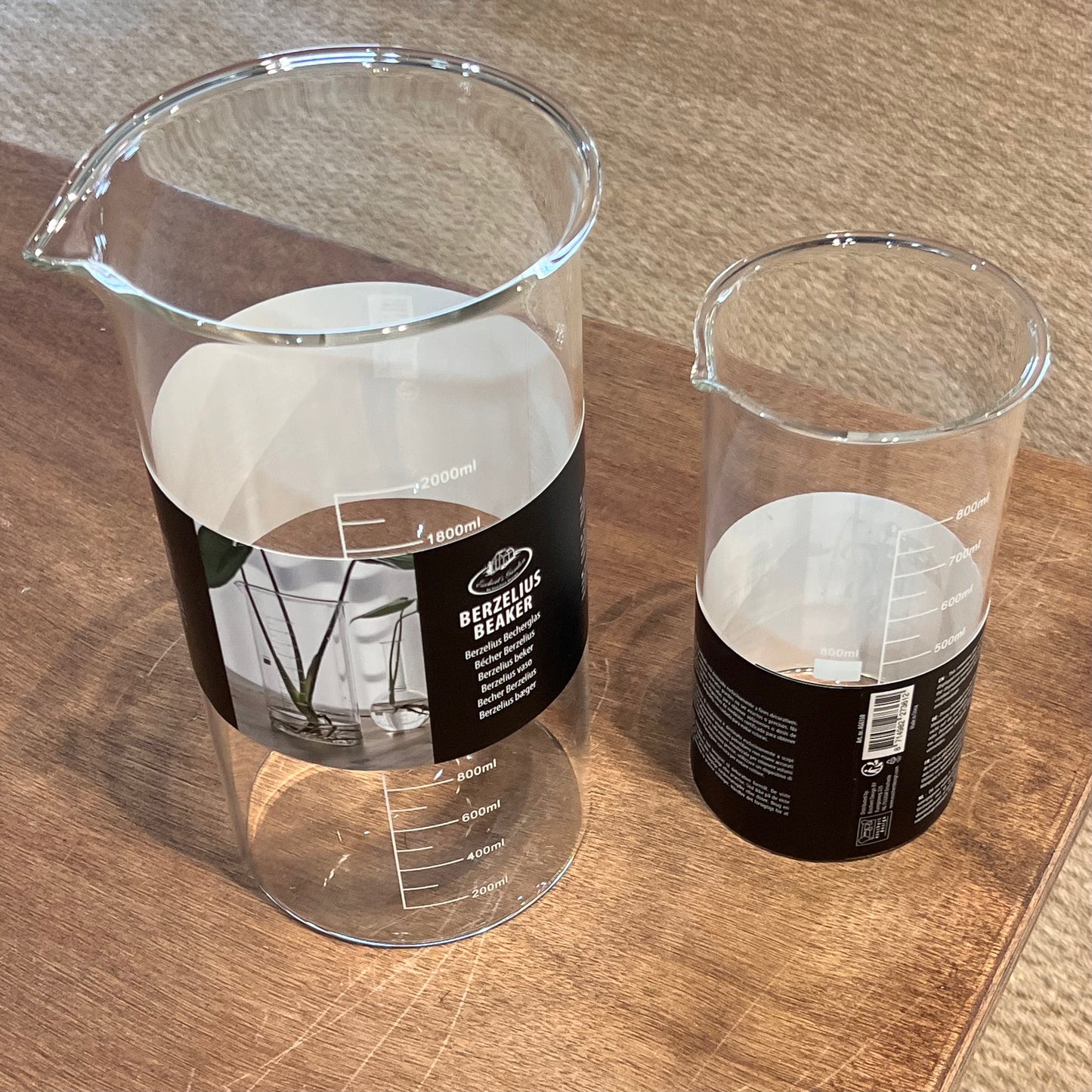 Vases à mesures
