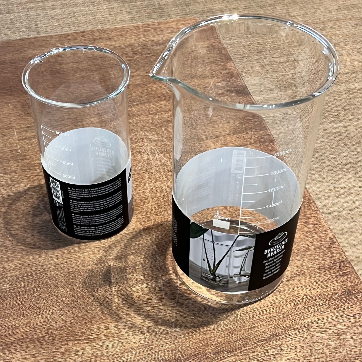 Vases à mesures