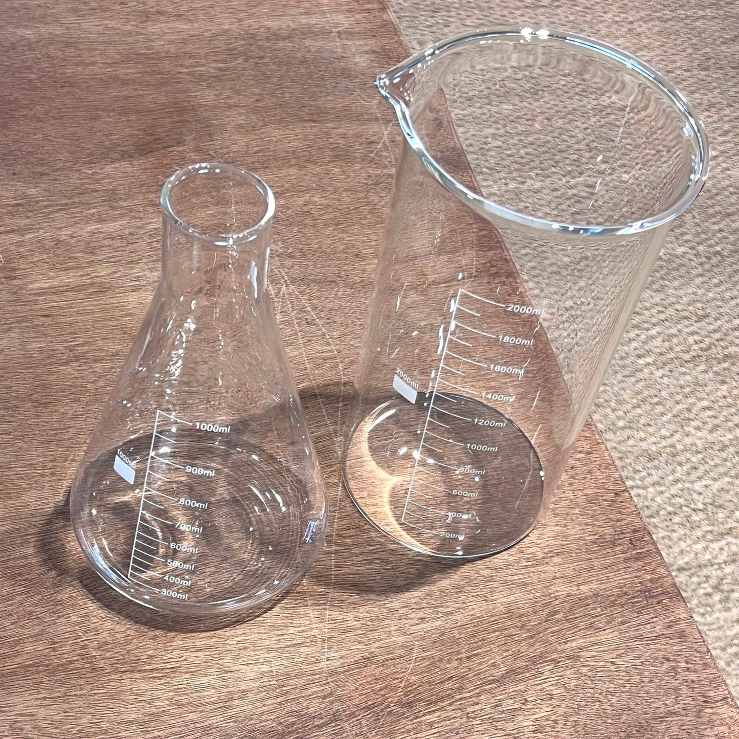 Vases à mesures
