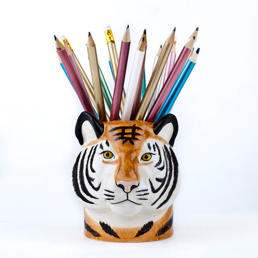 Pot à crayons tigre