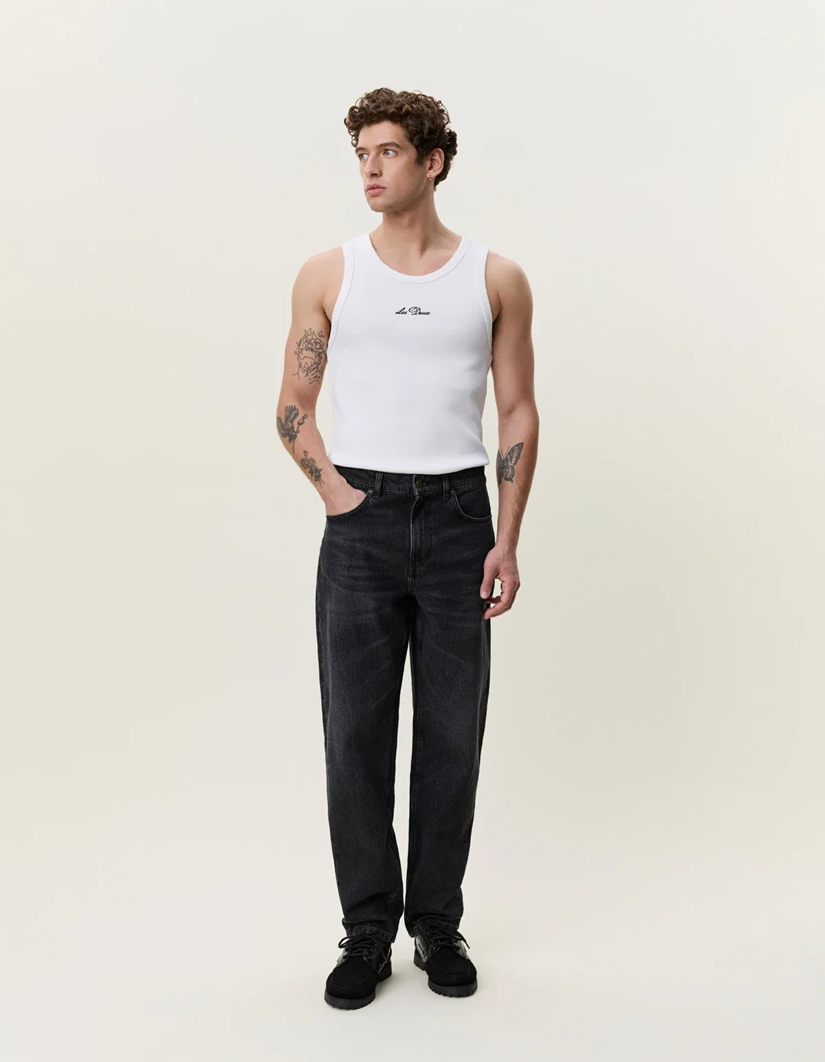 Les Deux - Ryder Black Washed Denim Jeans