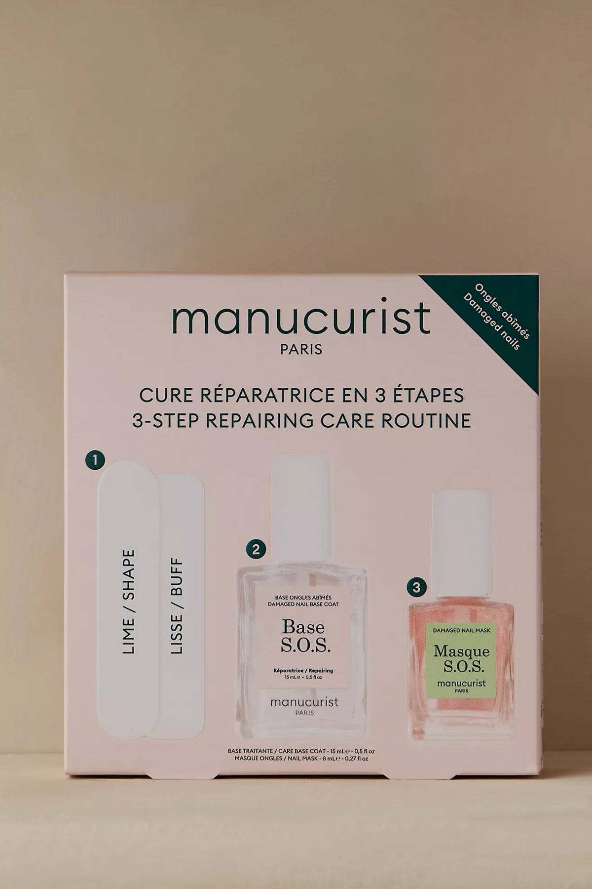Cure réparatrice en 3 étapes