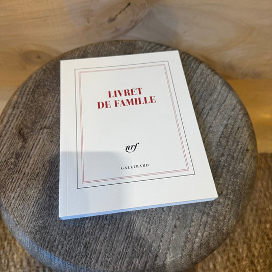 Carnet carré « Livret de famille » (papeterie)