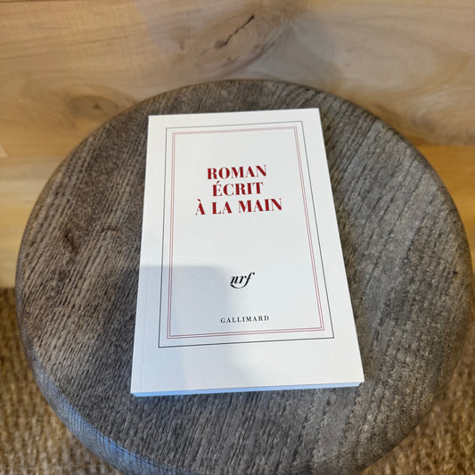 Carnet papeterie « Roman écrit à la main »