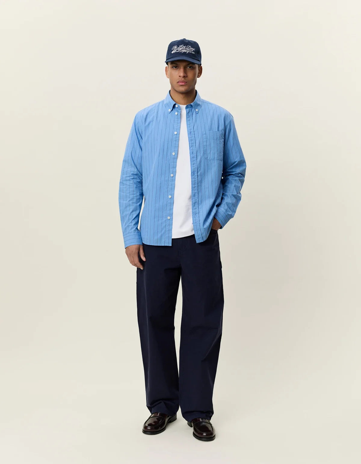 Les Deux - Stripe Poplin Shirt