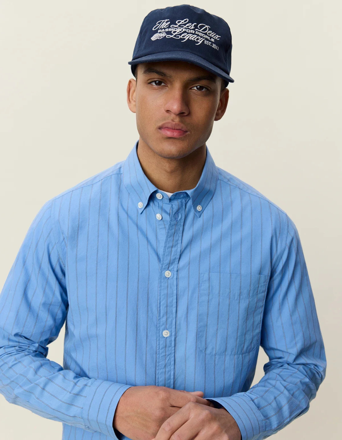 Les Deux - Stripe Poplin Shirt