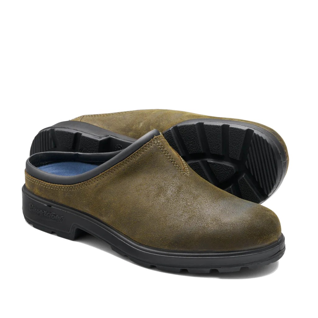 Blundstone - Original Clog - Waxed Suede Dark Olive