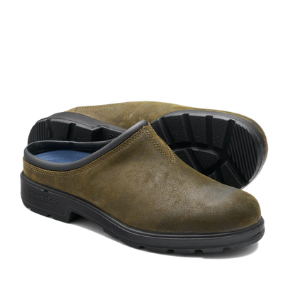 Blundstone - Original Clog - Waxed Suede Dark Olive
