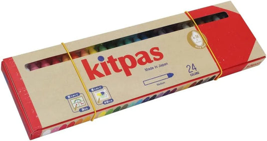 Crayons de couleur écologiques à la cire de riz x 24