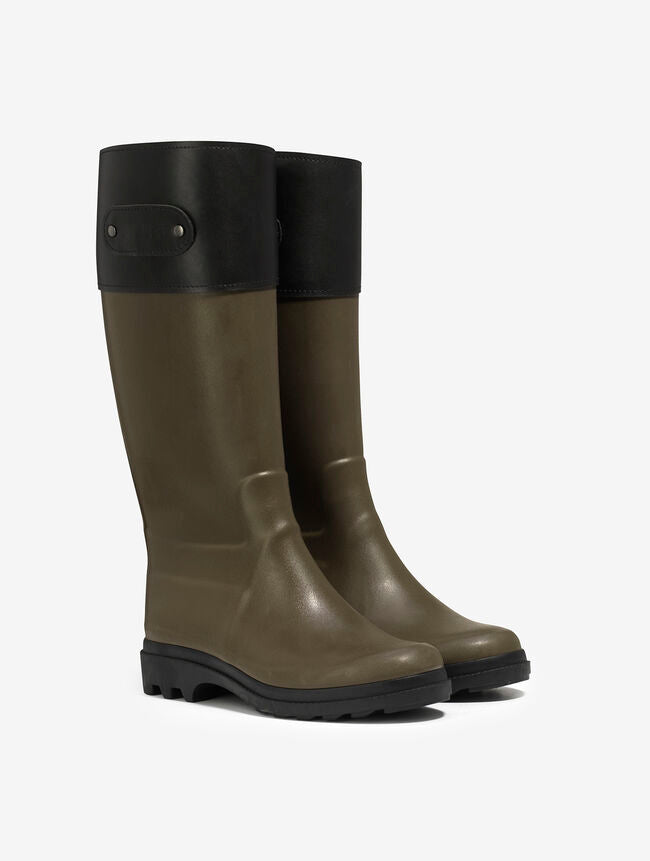 AIGLE - Botte de pluie Cottage esprit country-club - Kaki