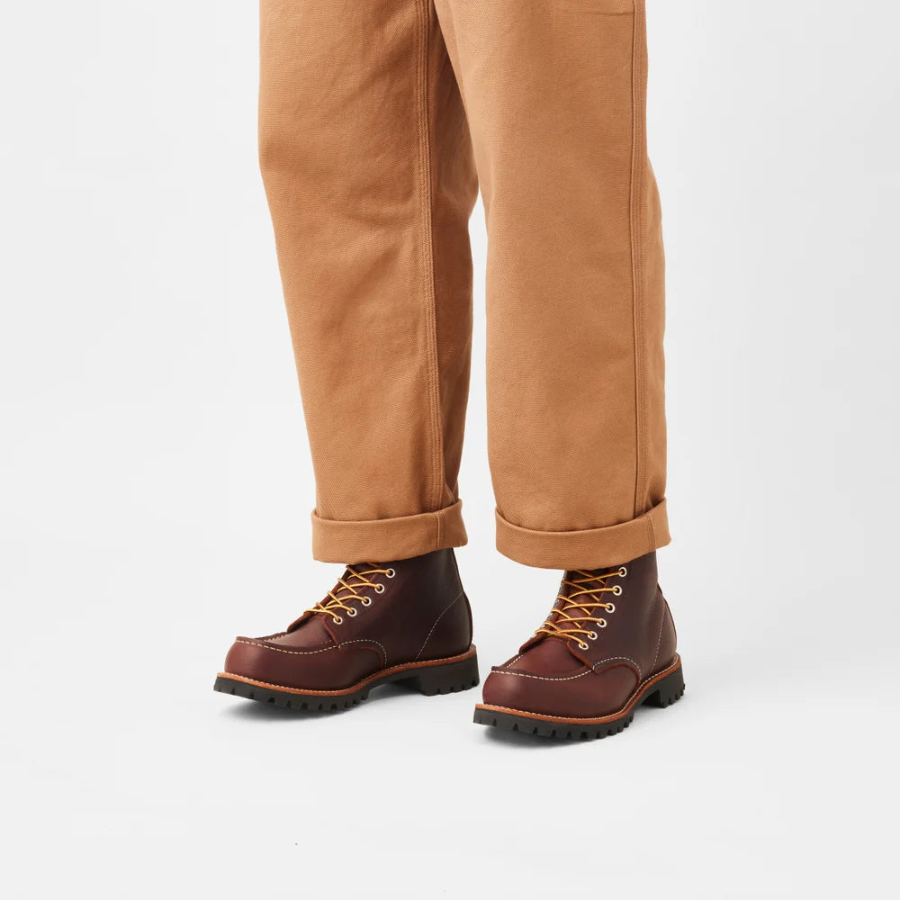 Red Wing Shoes - Roughneck Moc Toe Briar Oil Slick