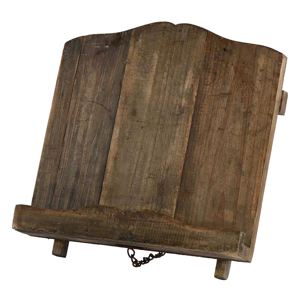 Lutrin en bois rustique