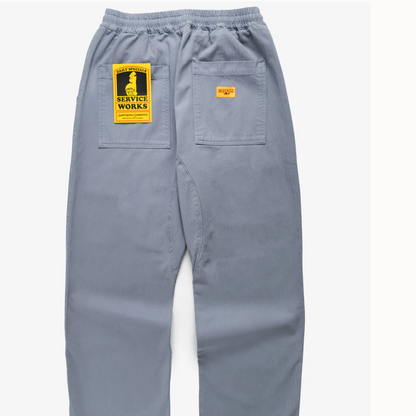 Pantalon Herringbone Bleu