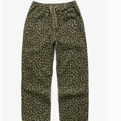 Pantalon Leopard Vert