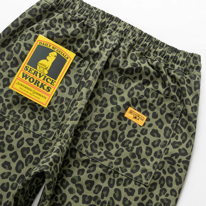 Pantalon Leopard Vert