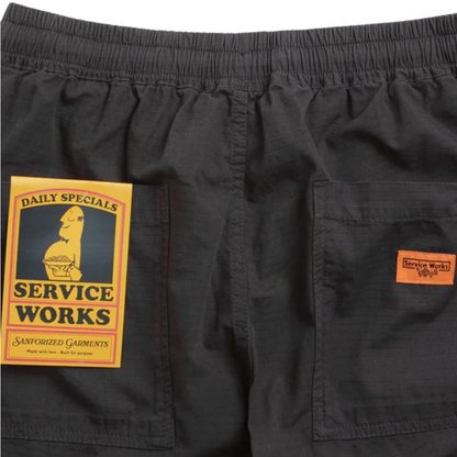 Pantalon Ripstop Washed Black