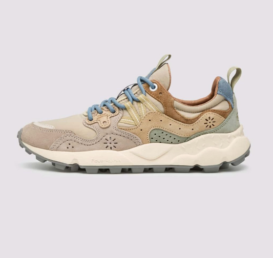 YAMANO 3 UNI SUEDE/NYLON TAUPE-LIGHT BEIGE