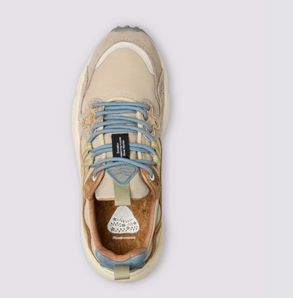 YAMANO 3 UNI SUEDE/NYLON TAUPE-LIGHT BEIGE