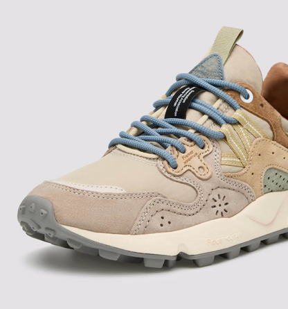 YAMANO 3 UNI SUEDE/NYLON TAUPE-LIGHT BEIGE