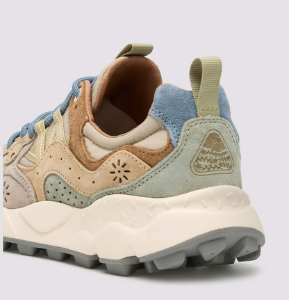 YAMANO 3 UNI SUEDE/NYLON TAUPE-LIGHT BEIGE